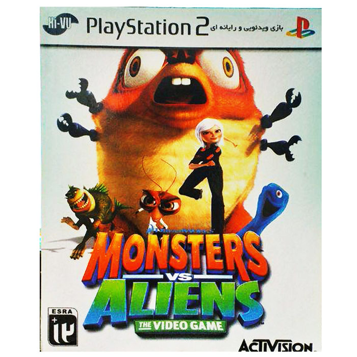 بازی Monsters vs Aliens مخصوص ps2