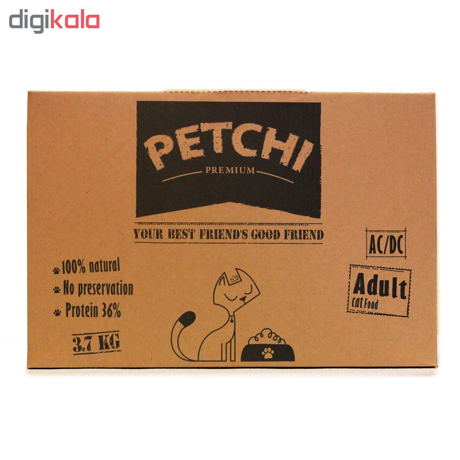 غذای خشک گربه پتچی مدل Adult Cat وزن 3.7 کیلوگرم