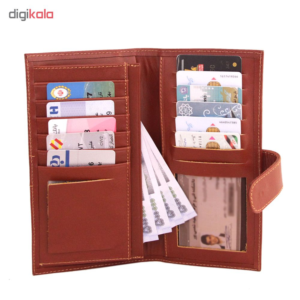 کیف پول آدین چرم مدل DM72