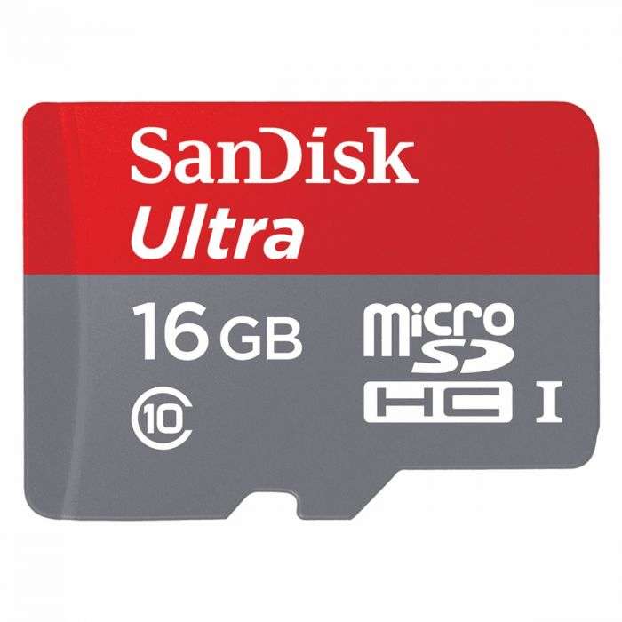 کارت حافظه microSD سن دیسک مدل Ultra کلاس 10 استاندارد UHS-I U1 ظرفیت 16 گیگابایت