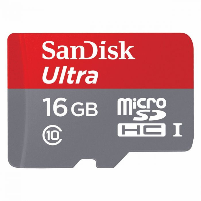 کارت حافظه microSD سن دیسک مدل Ultra کلاس 10 استاندارد UHS-I U1 ظرفیت 16 گیگابایت