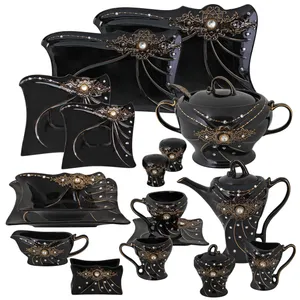 سرویس غذاخوری 123 پارچه کاندیدا 12 نفره مدل Jeweled کد 118OGBD