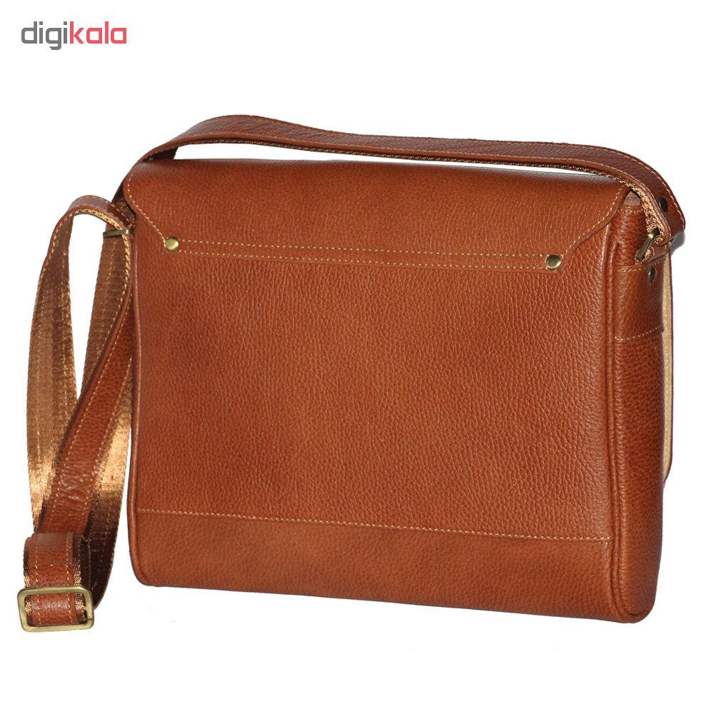 کیف رودوشی چرم طبیعی فلوتر آدین چرم مدل DG42