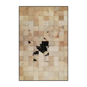 کلاژ فرش پوست و چرم کمالی مدل AD-00324