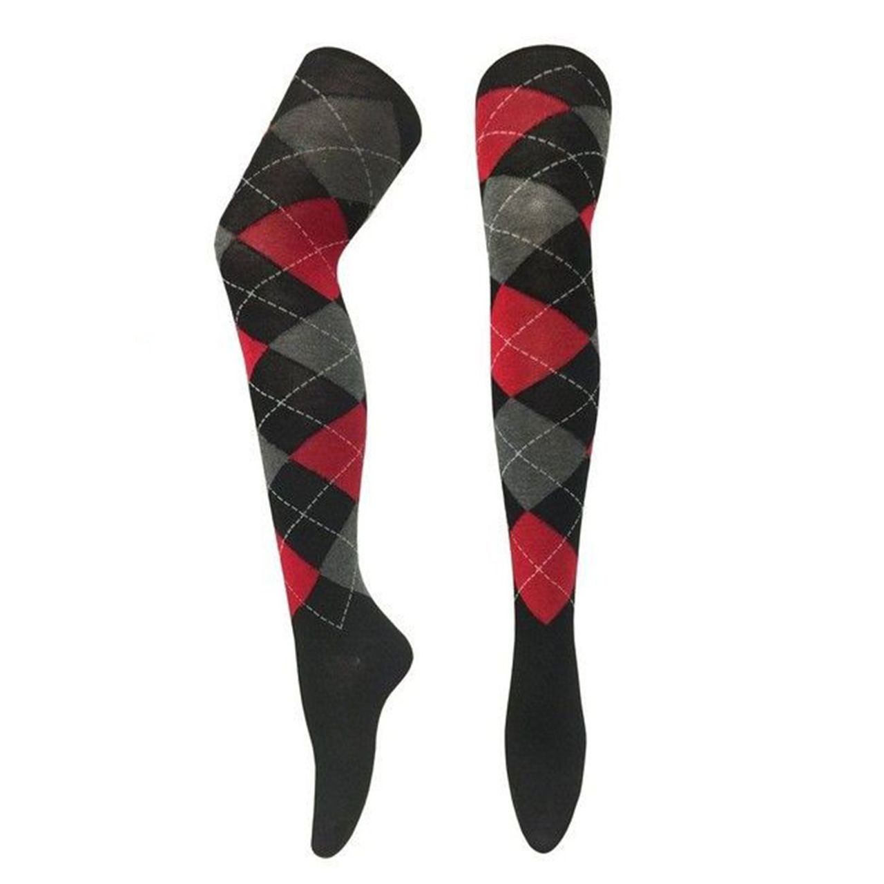 جوراب بلند زنانه ال سون طرح اسکاج کد PH80 -  - 1