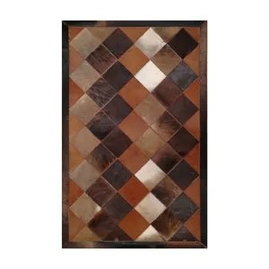 کلاژ فرش پوست و چرم کمالی مدل AD-00327