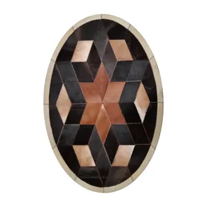 کلاژ فرش پوست و چرم کمالی مدل AD-00328