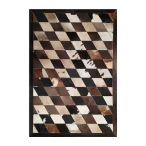 کلاژ فرش پوست و چرم کمالی مدل AD-00331