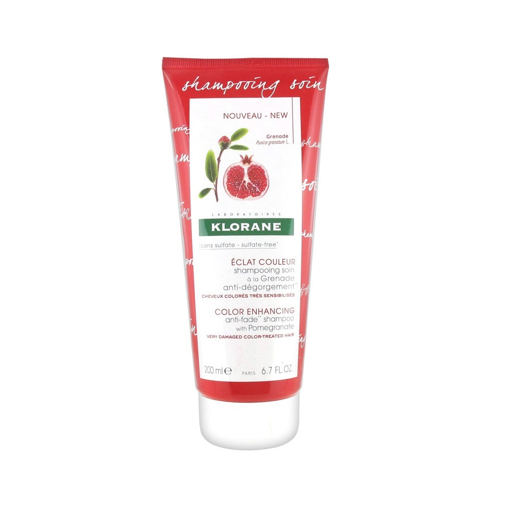 شامپو تغذیه کننده و تثبت کننده رنگ مو کلوران مدل Pomegranate حجم 200 میلی لیتر 