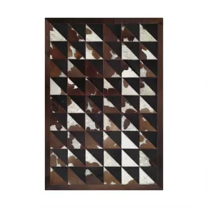 کلاژ فرش پوست و چرم کمالی مدل AD-00343