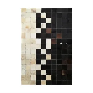 کلاژ فرش پوست و چرم کمالی مدل AD-00345