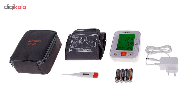 فشارسنج دیجیتال بازویی شیان مدل LD-530A به همراه ترمومتر دیجیتال