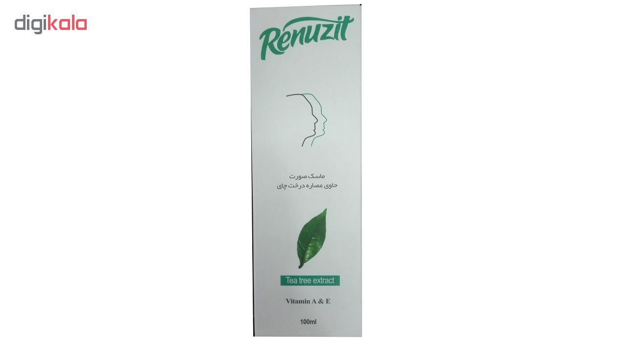 ماسک صورت رینوزیت مدل درخت چای حجم 100 میلی لیتر