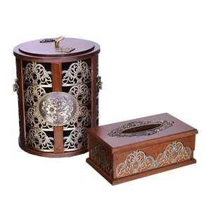 ست سطل و جا دستمال کاغذی مدل رویال کد 6400