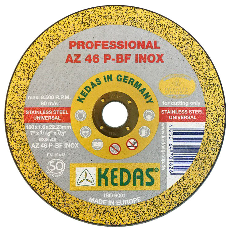 مجموعه 50 عددی صفحه سنگ برش استیل کداس آلمان KEDAS مدل KD-00162 