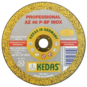 مجموعه 50 عددی صفحه سنگ برش استیل کداس آلمان KEDAS مدل KD-00162 