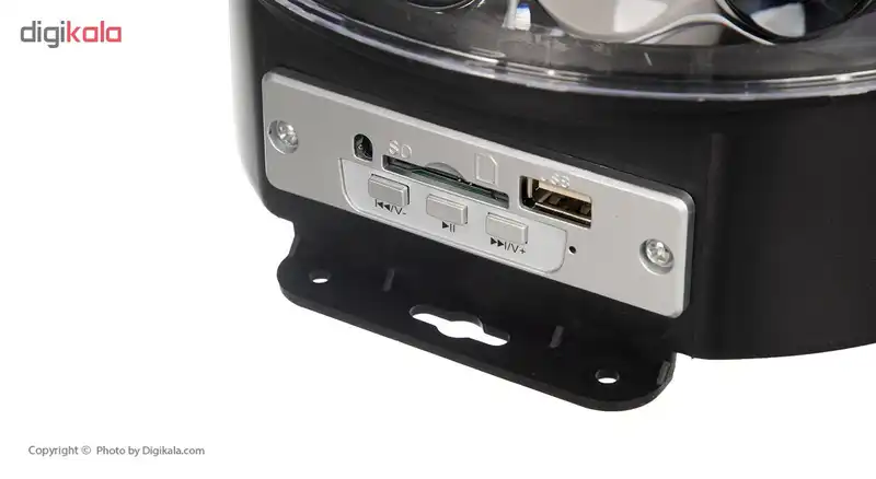 اسپیکر و رقص نور مدل LED Crystral Magic Ball Light