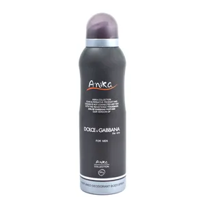 اسپری خوش بو کننده بدن مردانه آنیکا مدل Dolce &Gabbana حجم 200 میلی لیتر