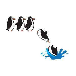 نقد و بررسی استیکر کلید پریز طرح پنگوین ها کد 02 توسط خریداران