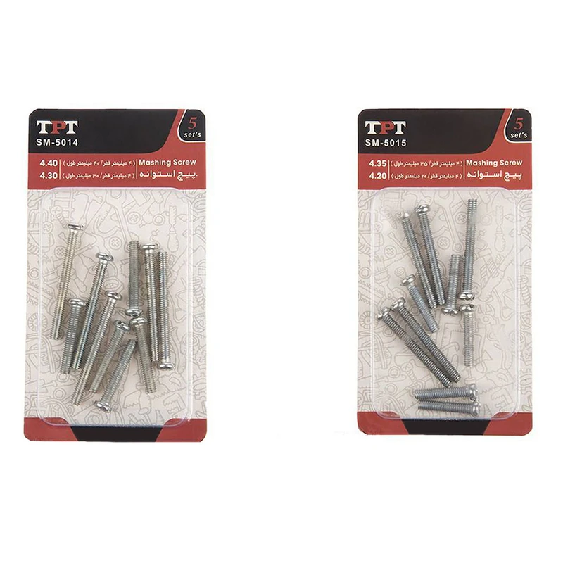 مجموعه 20 عددی پیچ استوانه تی پی تی مدل T20