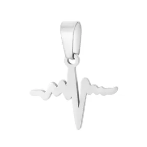 Mika Jewellery 0110036 18K Gold Heart Beat Pendant