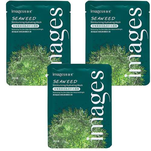 ماسک صورت ایمجز مدل جلبک دریایی کد 4848 وزن 25 گرم  بسته 3 عددی