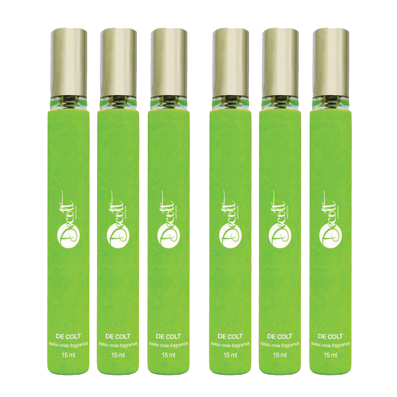 عطر جیبی دکلت مدل 87 حجم 15 میلی لیتر بسته 6 عددی