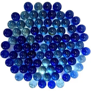 Goldooneh Blue Glassy Marbles 400pcs