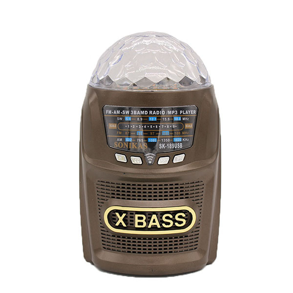 اسپیکر بلوتوثی قابل حمل ایکس بیس مدل SK-189USB