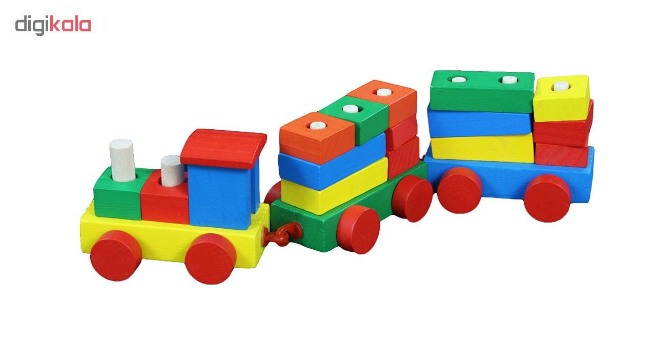 بازی آموزشی طرح قطار مدلmontessori train123