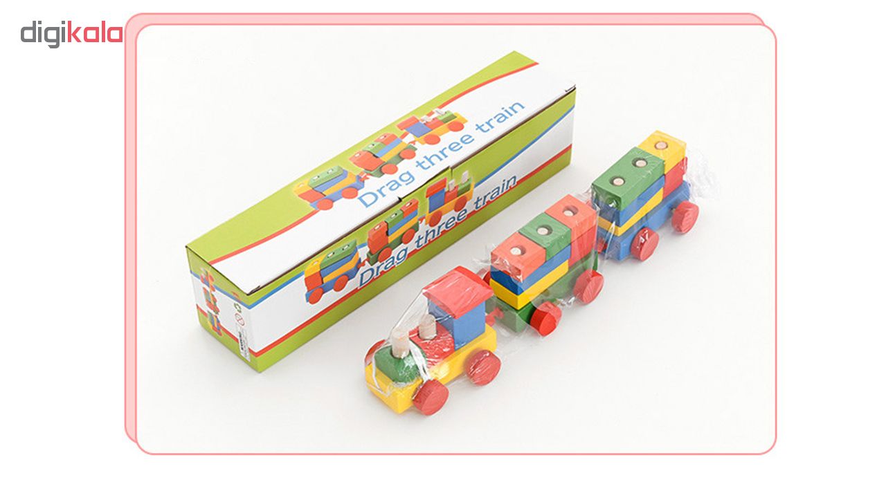 بازی آموزشی طرح قطار مدلmontessori train123