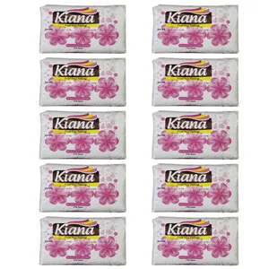 دستمال کاغذی 100 برگ کیانا مدل F210 بسته 10 عددی