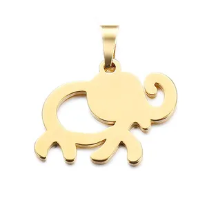 Mika Jewellery 0110045 18K Gold Elephant Pendant