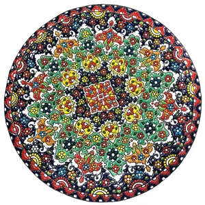 بشقاب میناکاری کدW230 