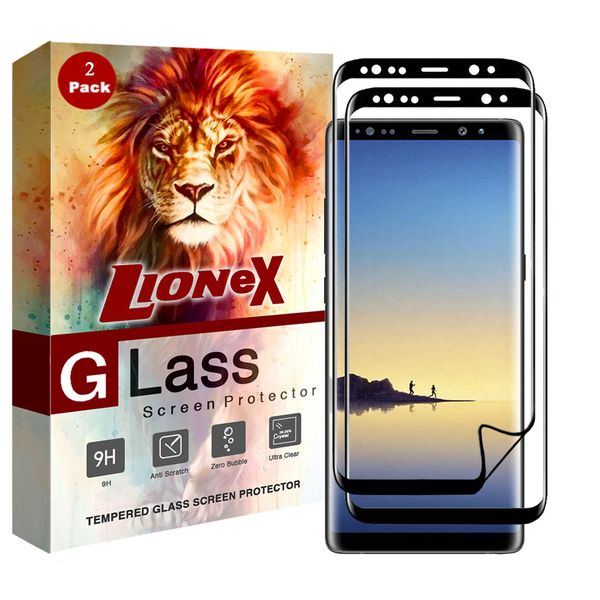 محافظ صفحه نمایش 3D لایونکس مدل FSP مناسب برای گوشی موبایل سامسونگ Galaxy Note 8 بسته دو عددی محافظ صفحه نمایش 3D لایونکس مدل FSP مناسب برای گوشی موبایل سامسونگ Galaxy Note 8 بسته دو عددی
