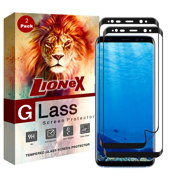 محافظ صفحه نمایش نانو 3D لایونکس مدل FSP مناسب برای گوشی موبایل سامسونگ Galaxy S9 Plus بسته دو عددی محافظ صفحه نمایش نانو 3D لایونکس مدل FSP مناسب برای گوشی موبایل سامسونگ Galaxy S9 Plus بسته دو عددی