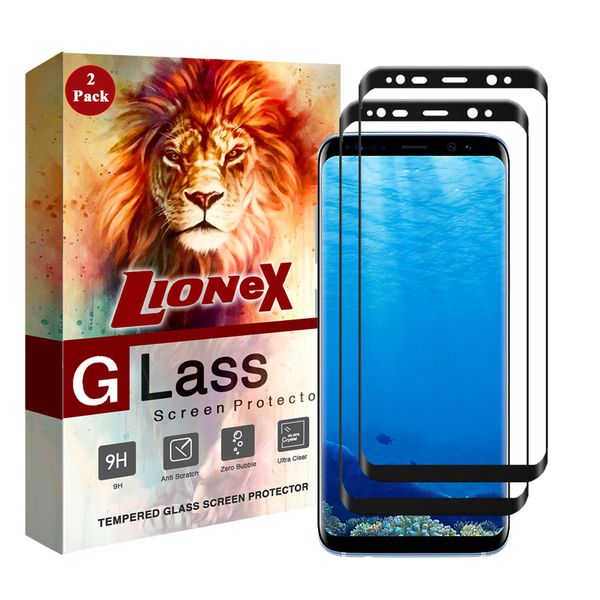 محافظ صفحه نمایش 6D Dual لایونکس مدل USS مناسب برای گوشی موبایل سامسونگ Galaxy S9 Plus بسته دو عددی محافظ صفحه نمایش 6D Dual لایونکس مدل USS مناسب برای گوشی موبایل سامسونگ Galaxy S9 Plus بسته دو عددی