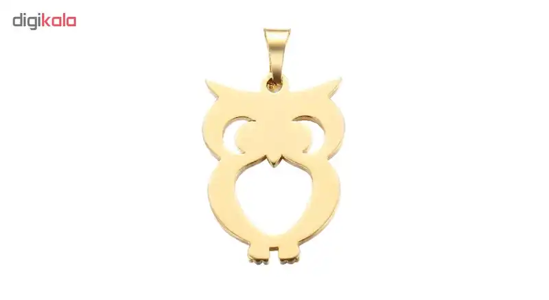 آویز گردنبند طلا 18 عیار زنانه جواهری میکا طرح جغد کد 0110012