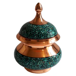 قندان فیروزه کوبی کد 7166