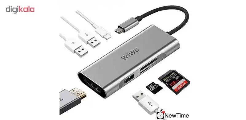 هاب 7 پورت USB-C ویوو مدل Apollo A731TH