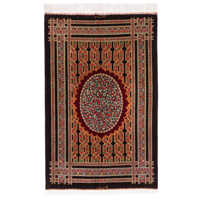 فرش دستباف ذرع و نیم سی پرشیا کد 131834