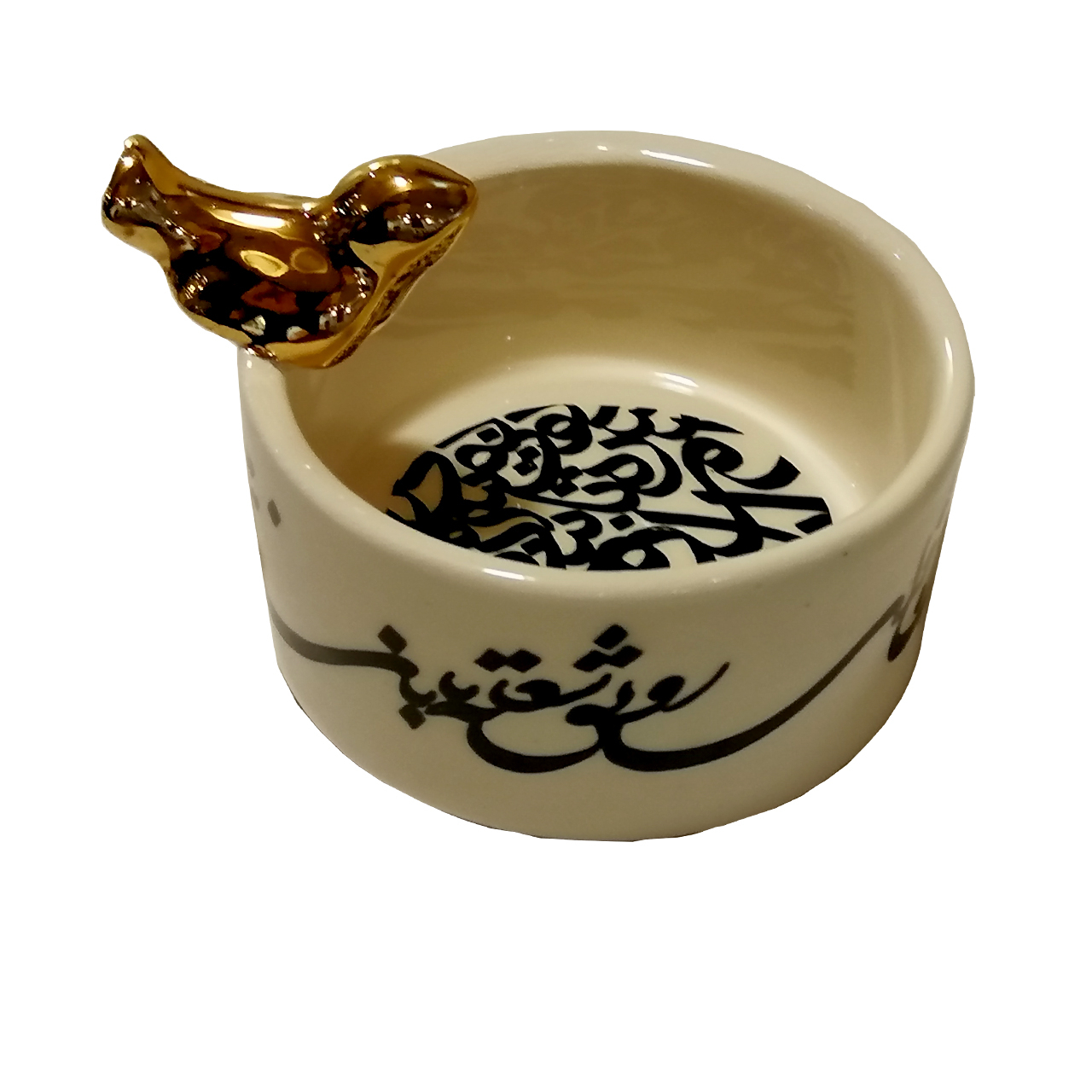 پیاله طرح سیاه مشق کد 02