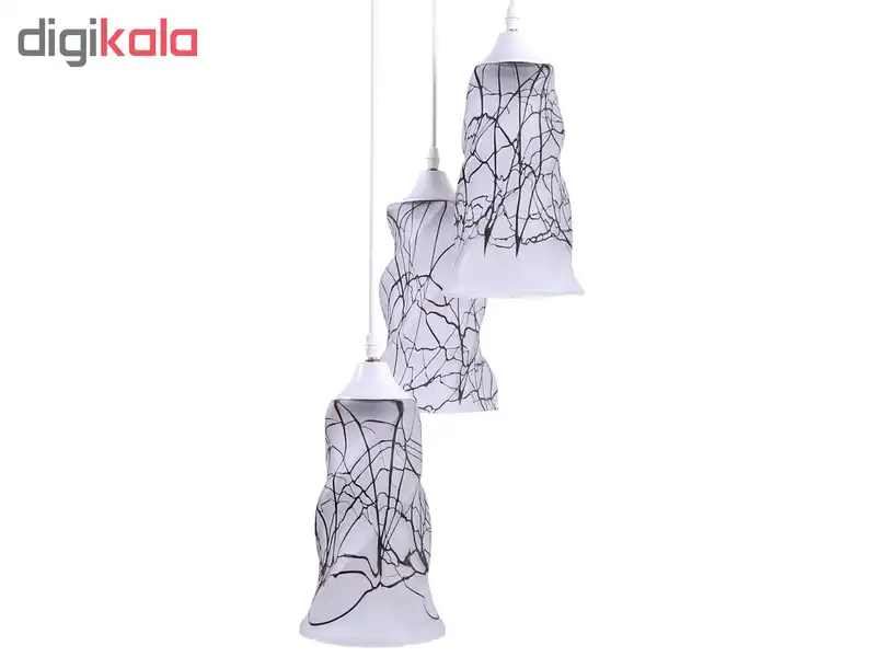 لوستر و چراغ آویز سهیل مدل موج