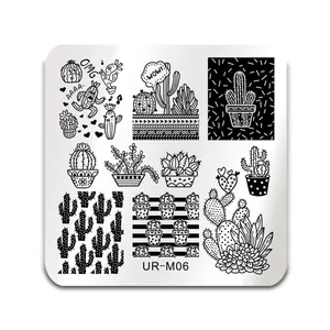 شابلون طراحی ناخن مدل UR M06