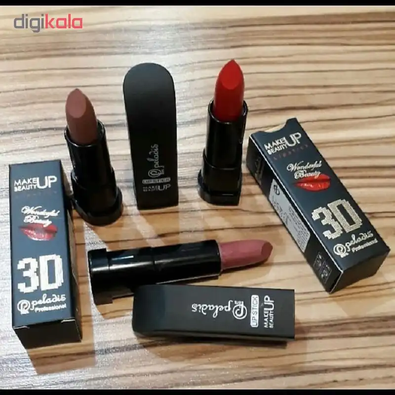 رژ لب جامد پلادیس مدل 3D شماره 305