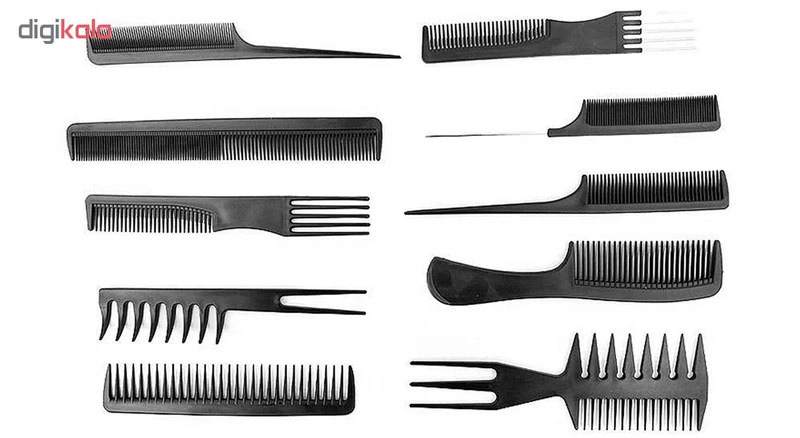 عکس شماره 2 : شانه مو کد 01 مجموعه 10 عددی