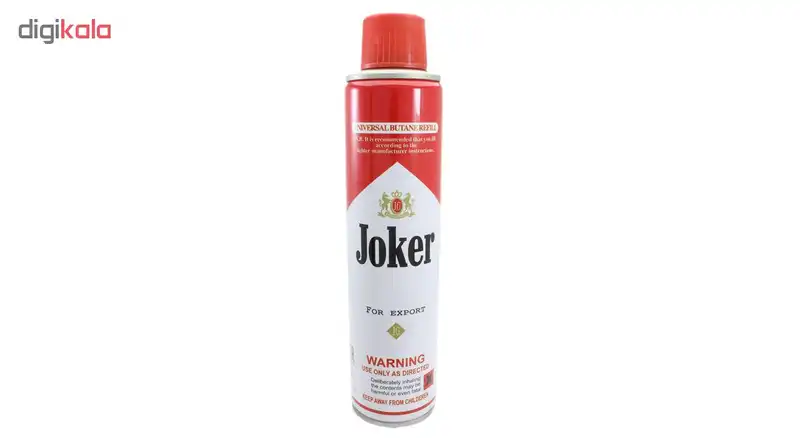 کپسول گاز فندک جوکر مدل J.G حجم 300 میلی لیتر