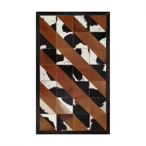 کلاژ فرش پوست و چرم کمالی مدل AD-00358