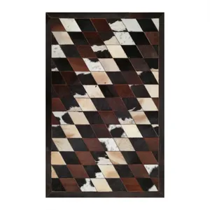 کلاژ فرش پوست و چرم کمالی مدل AD-00359