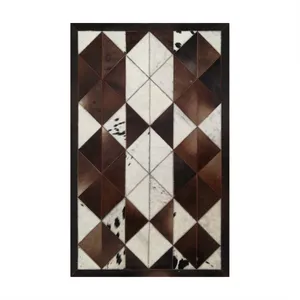 کلاژ فرش پوست و چرم کمالی مدل AD-00363